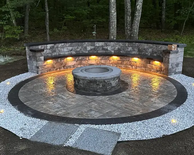 Fire Pits in Massachusetts by Br Construction Corp