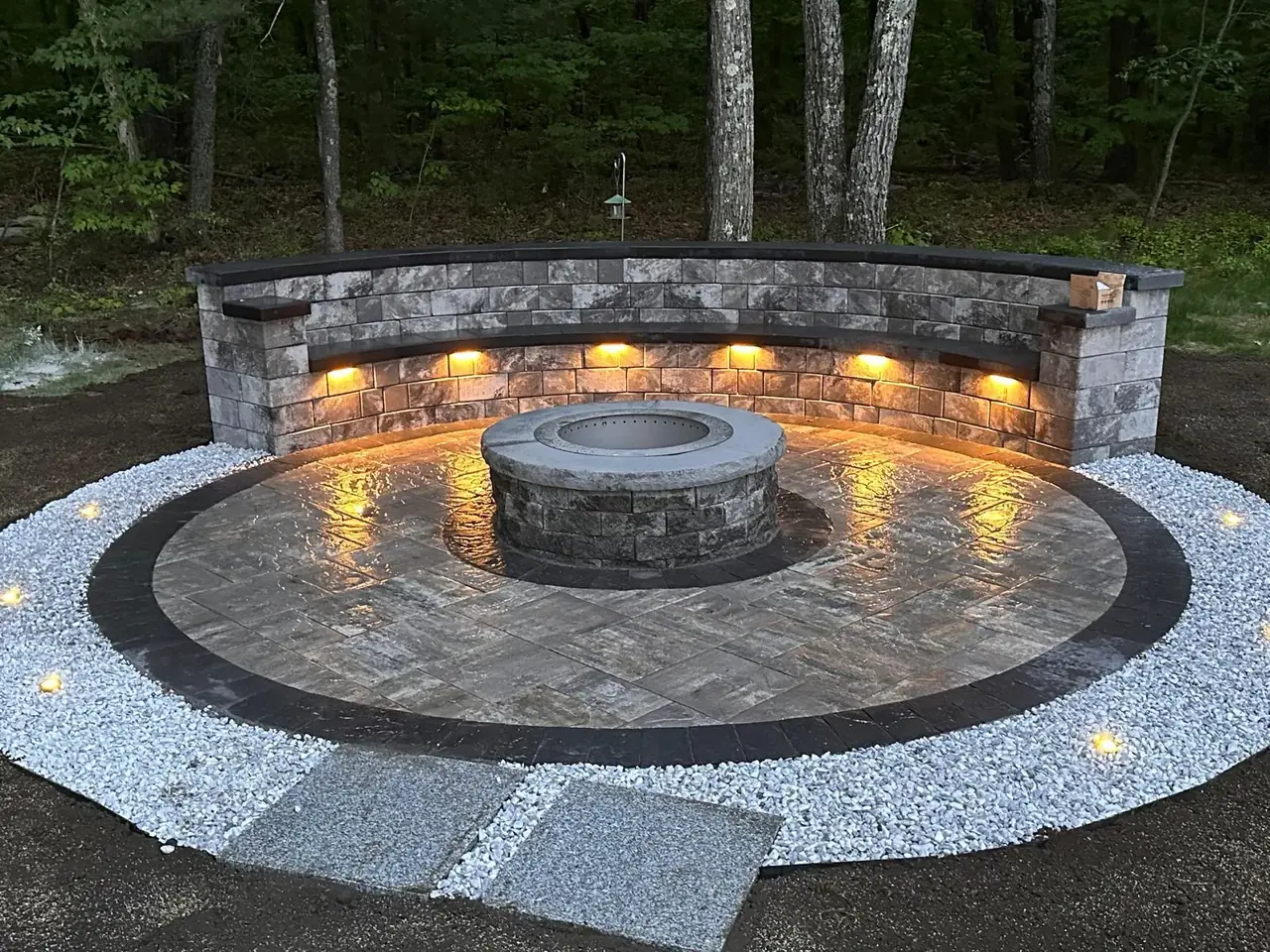 Fire Pits in Massachusetts by Br Construction Corp