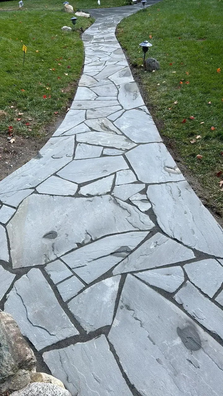 Flagstone Patios in Massachusetts by Br Construction Corp