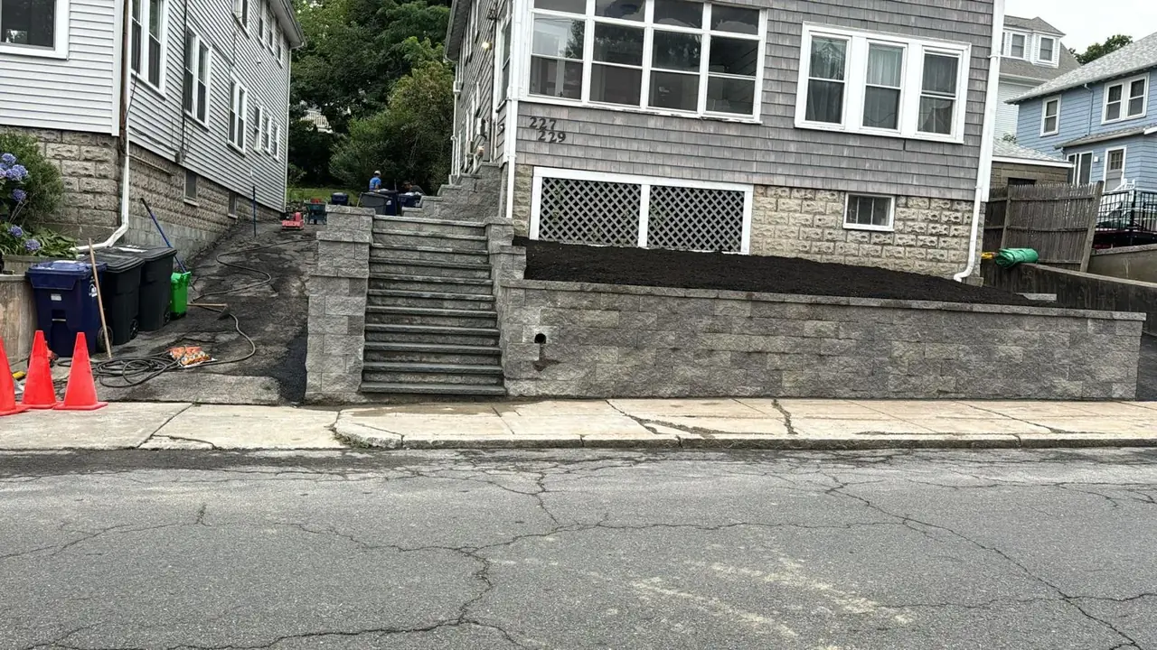 Retaining Walls in Massachusetts by Br Construction Corp