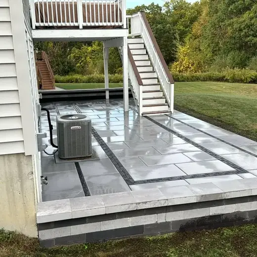 Paver Patios project by Br Construction Corp