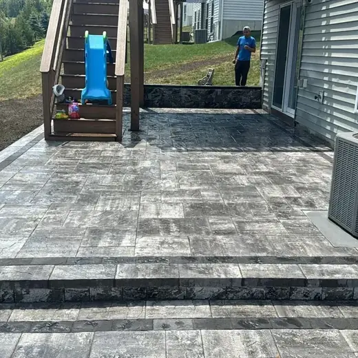 Paver Patios project by Br Construction Corp