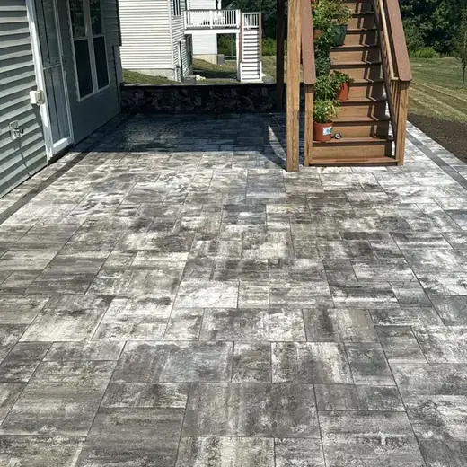 Paver Patios project by Br Construction Corp