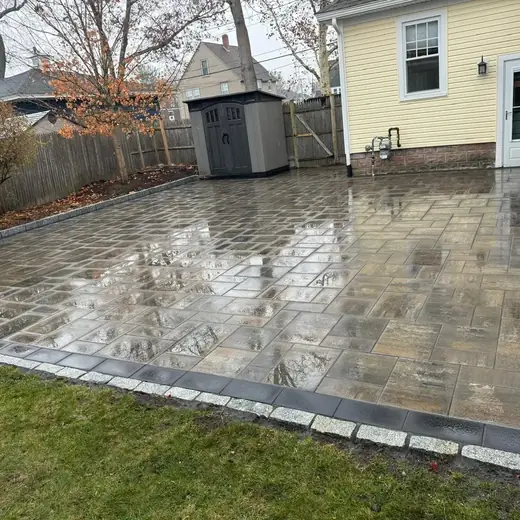 Paver Patios project by Br Construction Corp