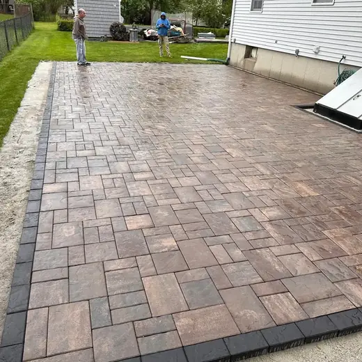 Paver Patios project by Br Construction Corp