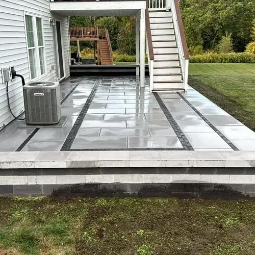 Paver Patios project by Br Construction Corp
