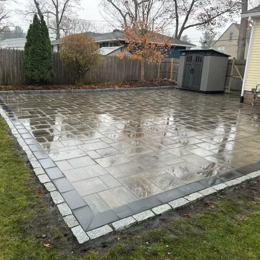Paver Patios project by Br Construction Corp