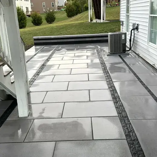 Paver Patios project by Br Construction Corp
